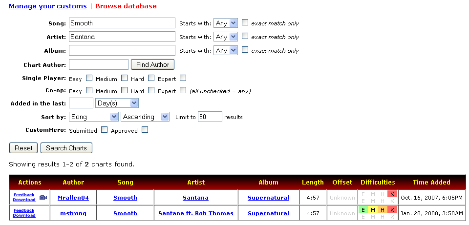 Adding Custom Songs to Guitar Hero III —  documentation