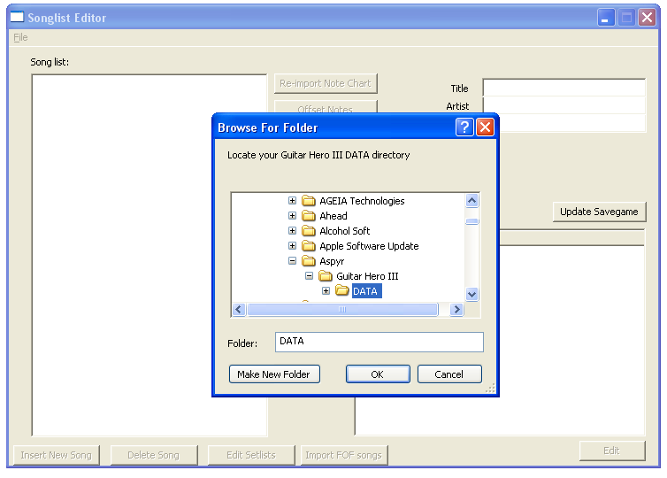 Adding Custom Songs to Guitar Hero III —  documentation