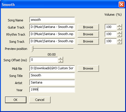 Adding Custom Songs to Guitar Hero III —  documentation